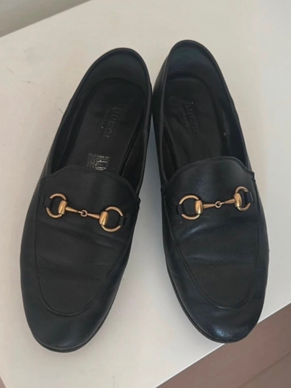 Gucci Brixton Collapsable Apron Toe Loafers